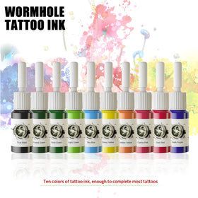 Wormhole Tattoo kit with all components laid out