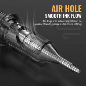 Wormhole Tattoo needles showing various sizes for tattooing