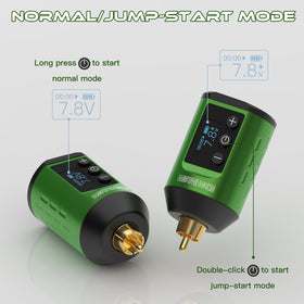 Wormhole Tattoo pen kit showing aluminium alloy design