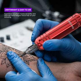 Wormhole Tattoo practice skin example for beginners