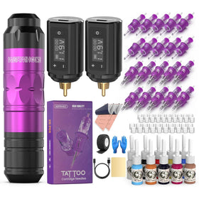 Wormhole Tattoo Wireless Tattoo Gun Kit with accessories