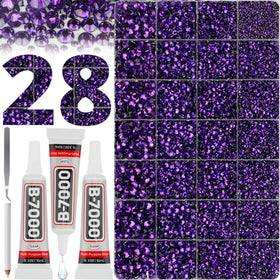 Worthofbest 36000PCS Rhinestone Crafting Kit front view