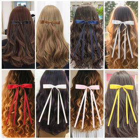WORTL Hair Bow Clips displayed in various styles