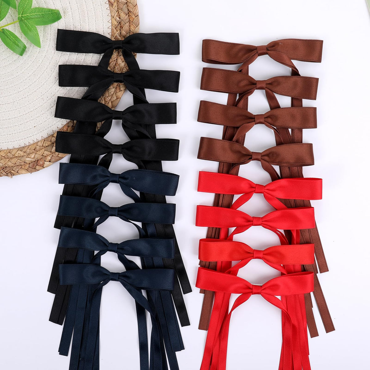 WORTL Hair Bows Clips being worn by a young girl