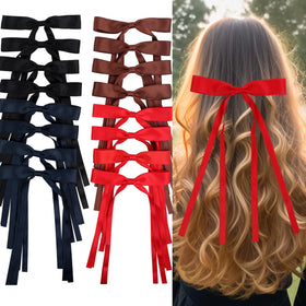 WORTL Hair Bows Clips demonstrating long tail design