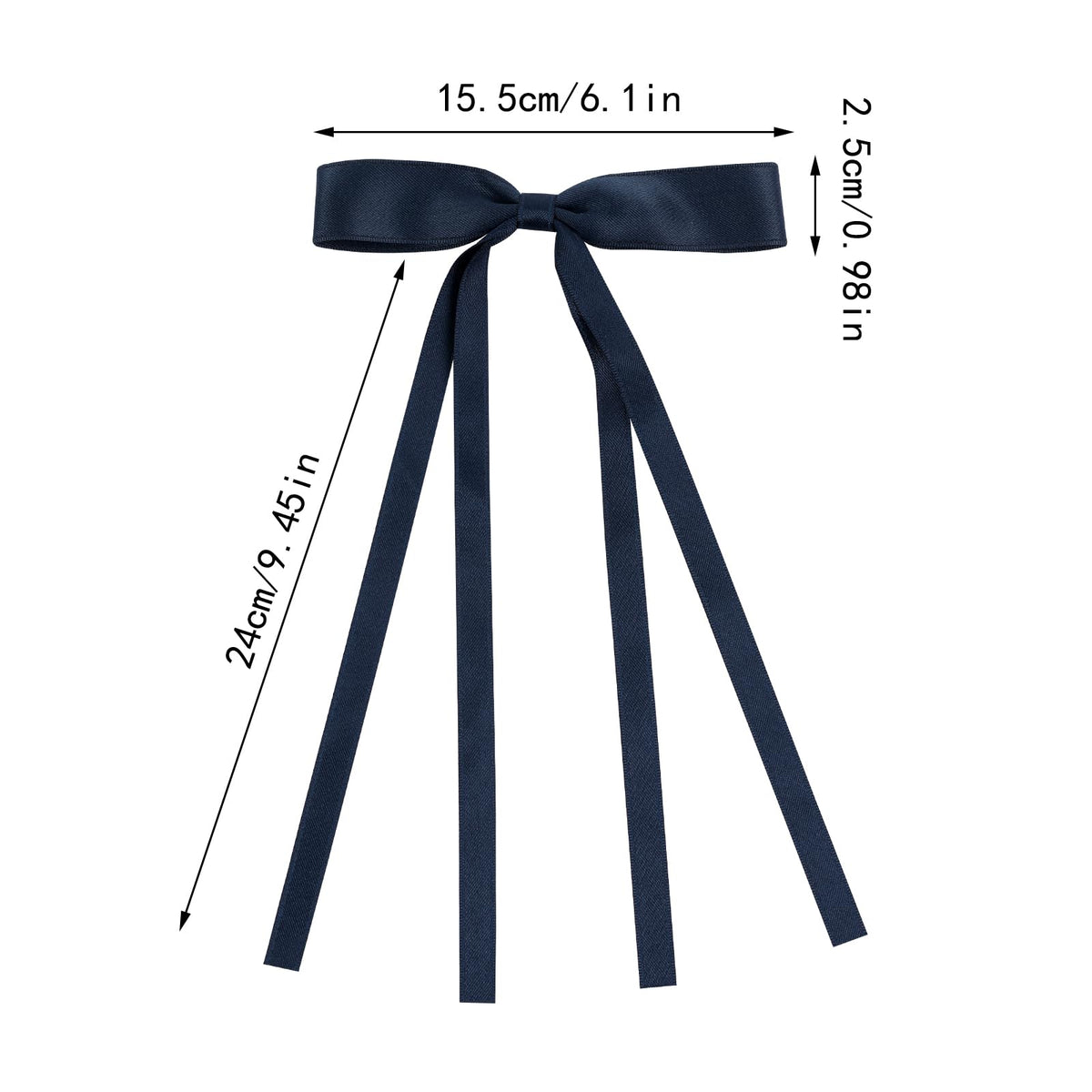 WORTL Hair Bows Clips showing alligator clip design