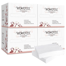 WOWOTEX 100% Cotton Disposable Face Towels front view