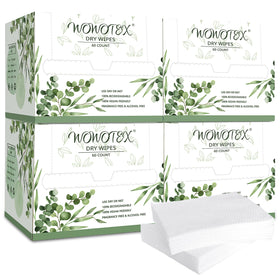 WOWOTEX biodegradable disposable face towel pack front view