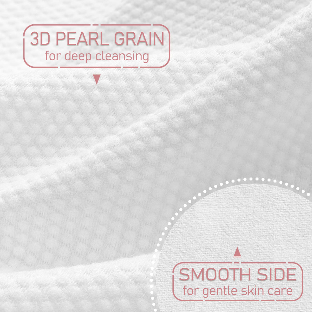 WOWOTEX Disposable Face Towels in use for cleansing