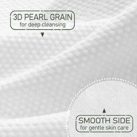 WOWOTEX Disposable Face Towels on a bathroom counter