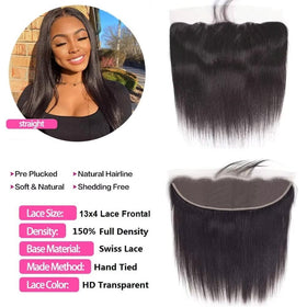 Wowqueen Beauty 10A Straight Bundles with Frontal packaging