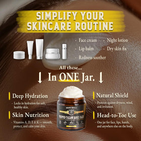 Wrath & Remedy Organic Beef Tallow Whipped Honey Balm packaging details
