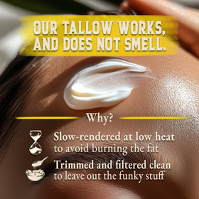 Wrath & Remedy Organic Beef Tallow Whipped Honey Balm with natural ingredients