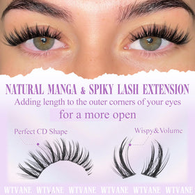 Wtvane Lash Clusters packaging front view