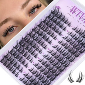 Wtvane Wispy Lash Clusters spiky design close-up