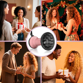 WUFAYHD Diffuser Hair Dryer with heat settings displayed