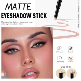 Wugbc Cream Eyeshadow Stick Grey Dusty Pink with packaging
