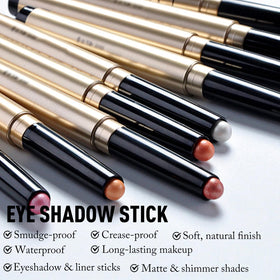 Wugbc Cream Eyeshadow Stick Plum Purple application on eyelid