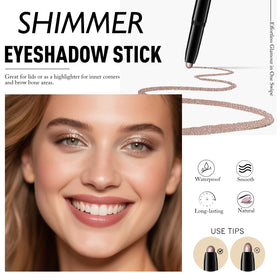 Wugbc Eyeshadow Stick Champagne swatch on skin