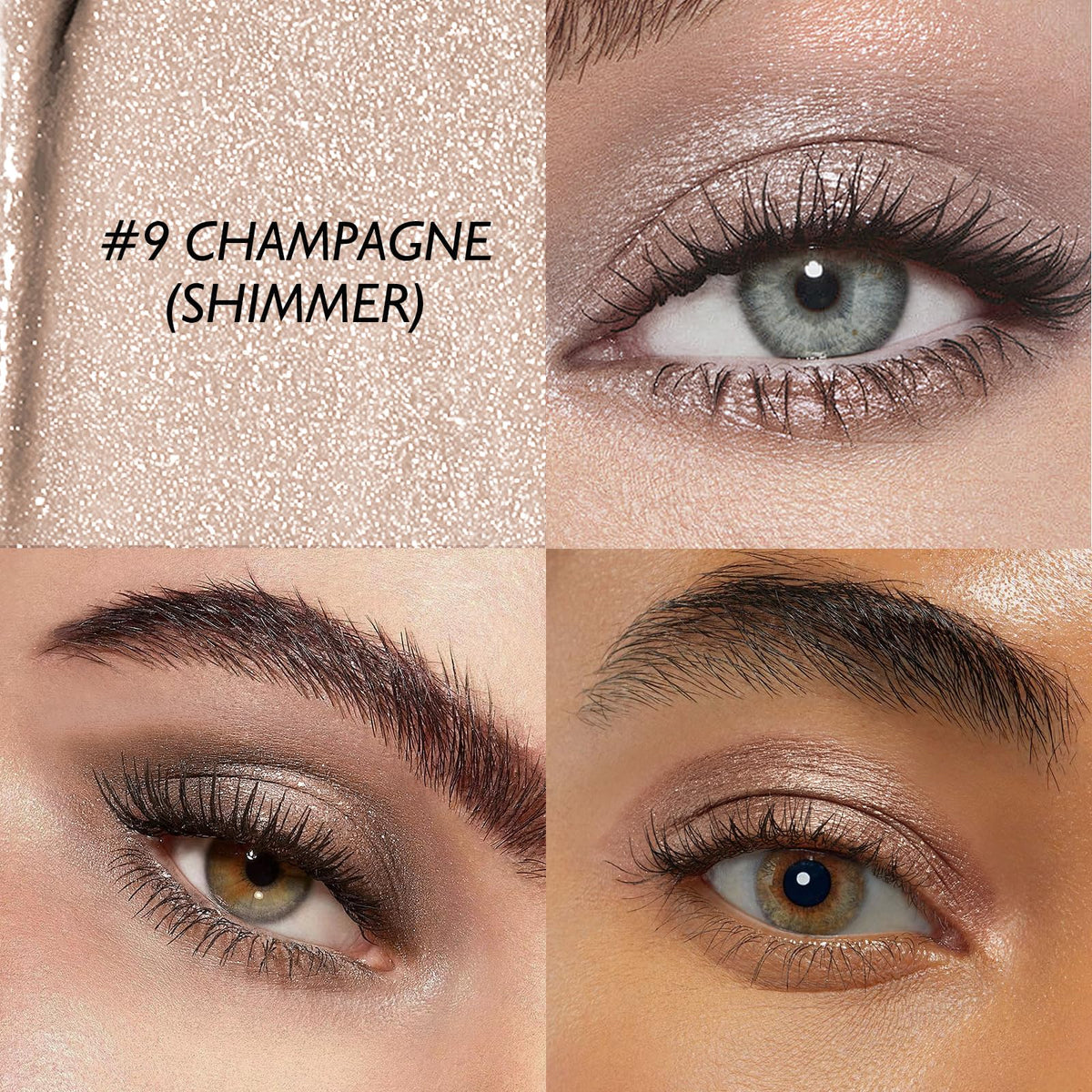 Wugbc Eyeshadow Stick Champagne twist-up design close-up