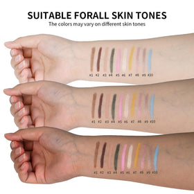 Wugbc Eyeshadow Stick Yellow with blending brush