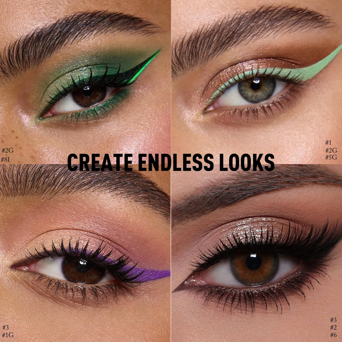 Wugbc Green Eyeshadow Stick close-up of tip