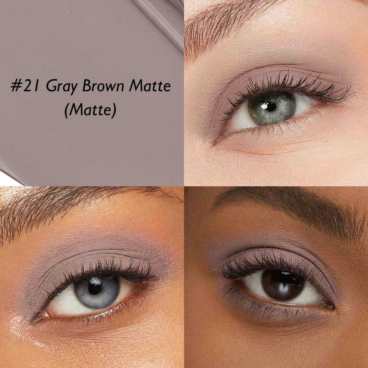 Wugbc Matte Eyeshadow Stick swatch on skin