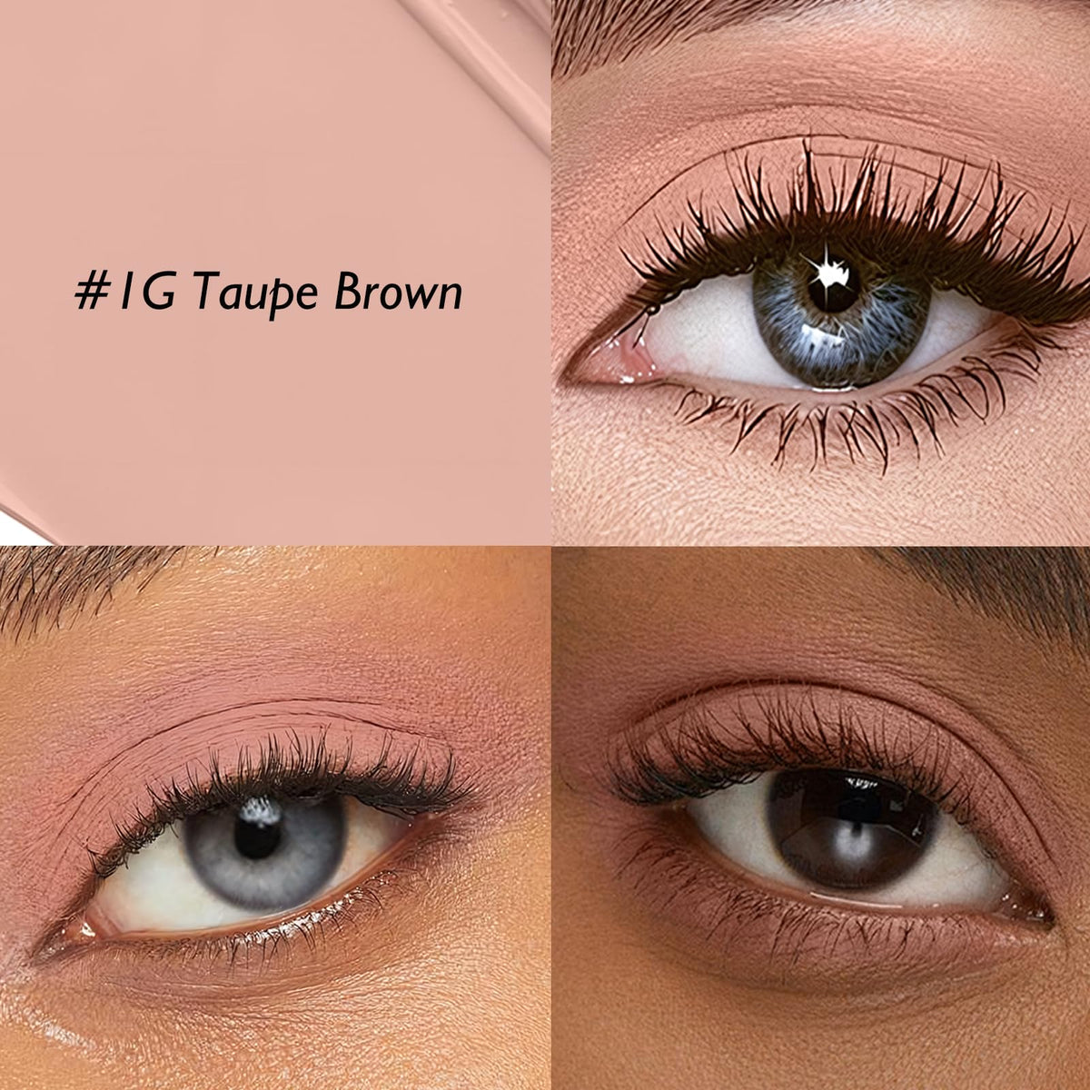 Wugbc Taupe Brown Eyeshadow Stick packaging showing built-in sharpener