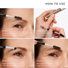 WUNDERBROW Eyebrow Gel application on brows