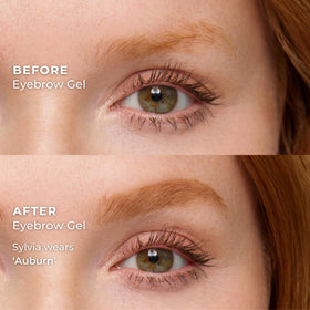 WUNDERBROW Eyebrow Gel Auburn double-ended brush close-up