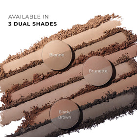 WUNDERBROW Soft Brow Define & Fill Powder Duo on makeup vanity