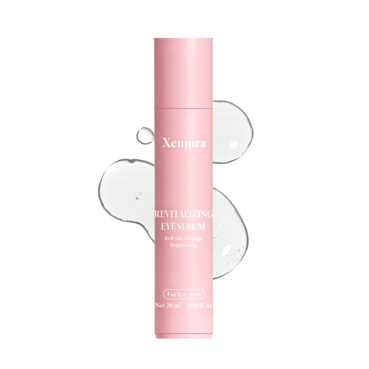 Xenjura Retinol & Caffeine Under Eye Serum with measuring dimensions