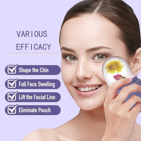 XHJRI Ice Face Roller being applied to skin