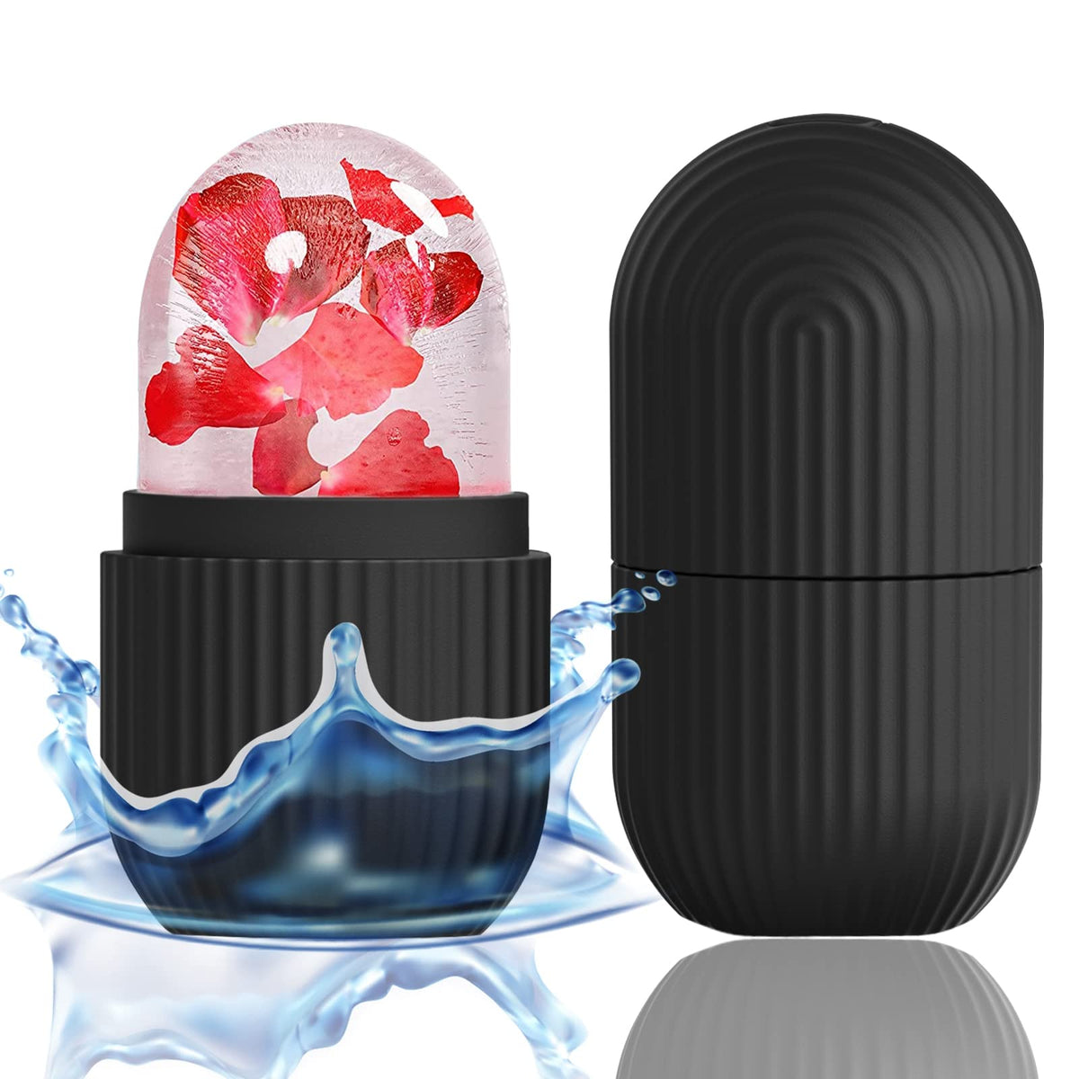 XHJRI Ice Face Roller front view with ergonomic handle