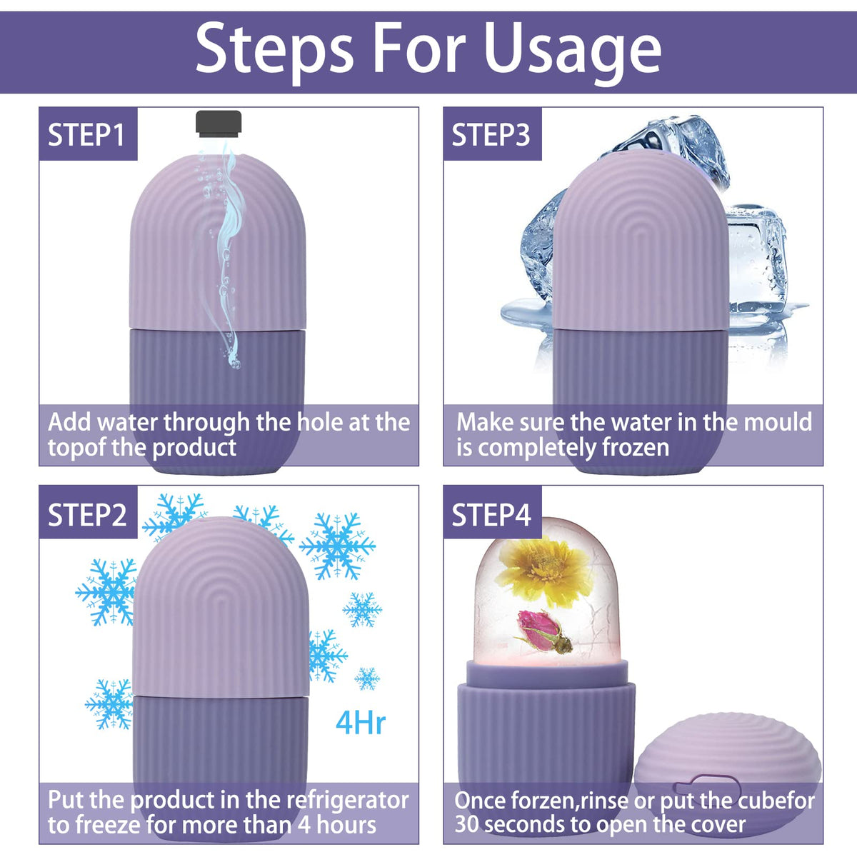 XHJRI Ice Face Roller in lifestyle setting