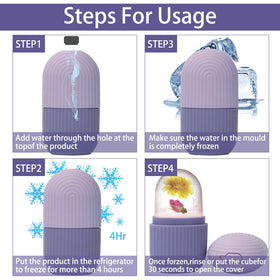 XHJRI Ice Face Roller in lifestyle setting