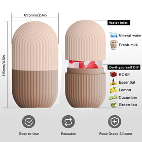 XHJRI Ice Face Roller Massager in lifestyle setting