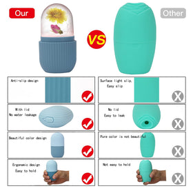 XHJRI Ice Face Roller Massager packaging details