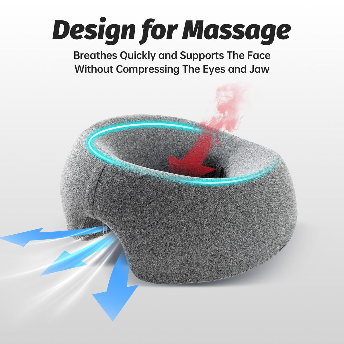 xiaomubiao Face Down Pillow showing facial opening