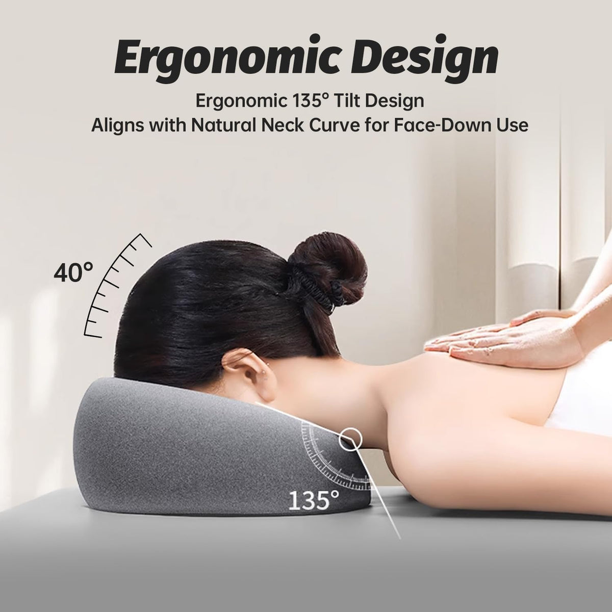 xiaomubiao Face Down Pillow with removable cover