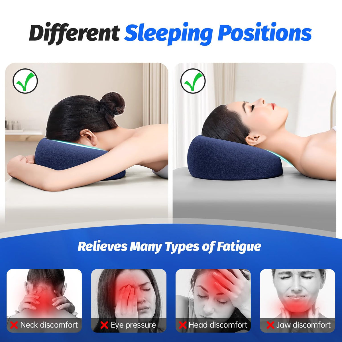 xiaomubiao Face Down Pillow with removable cover displayed