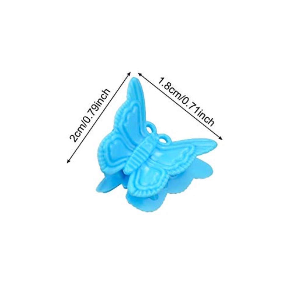 XIEHE Butterfly Hair Clips close-up showing clip design