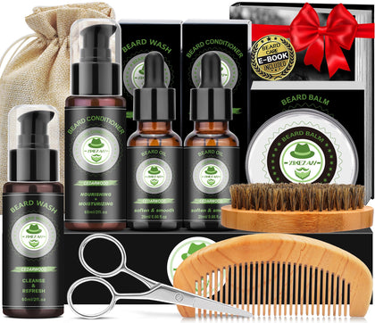 XIKEZAN Beard Kit luxury gift box with various grooming tools