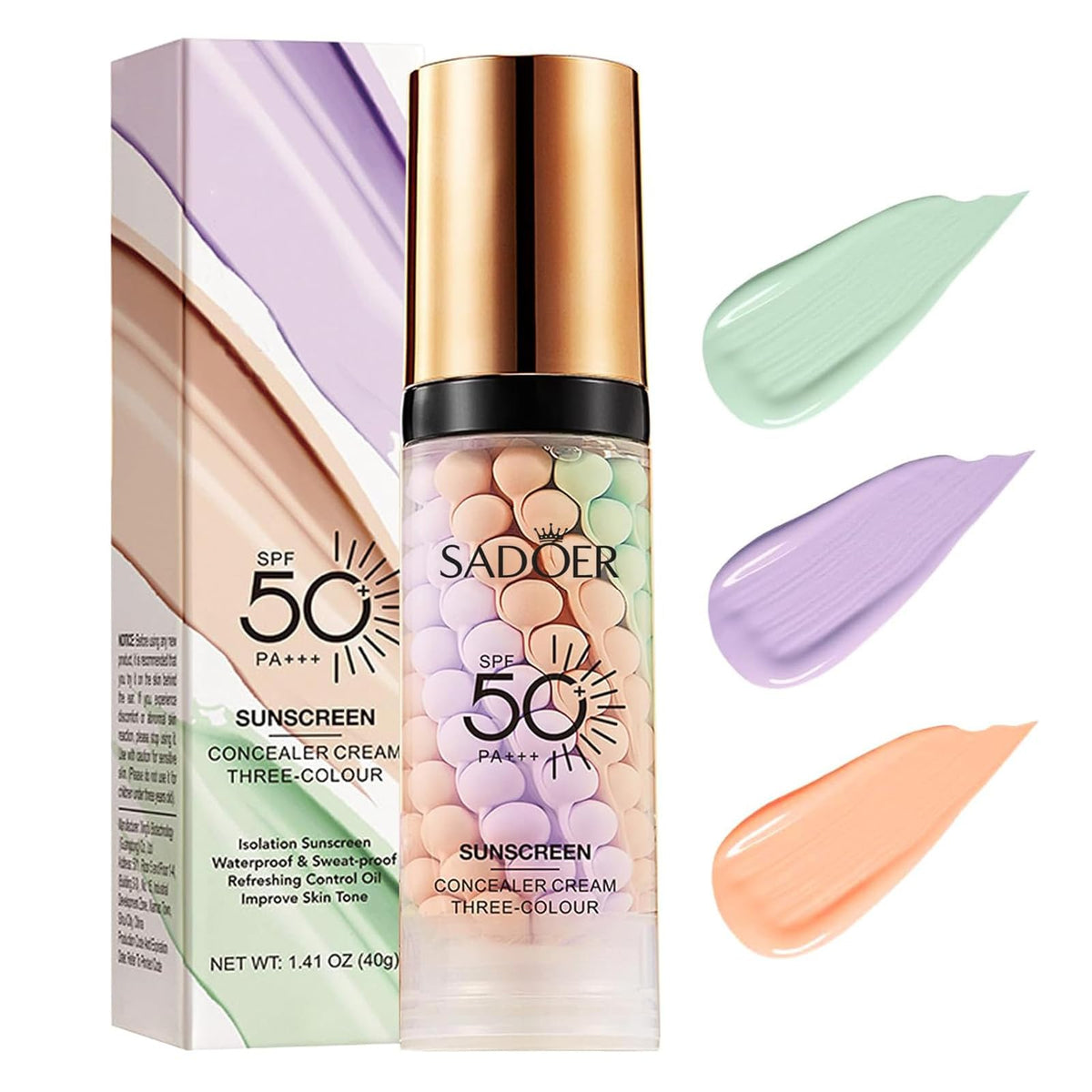 Xiuxixu 3-in-1 Primer for Face SPF 50 front view