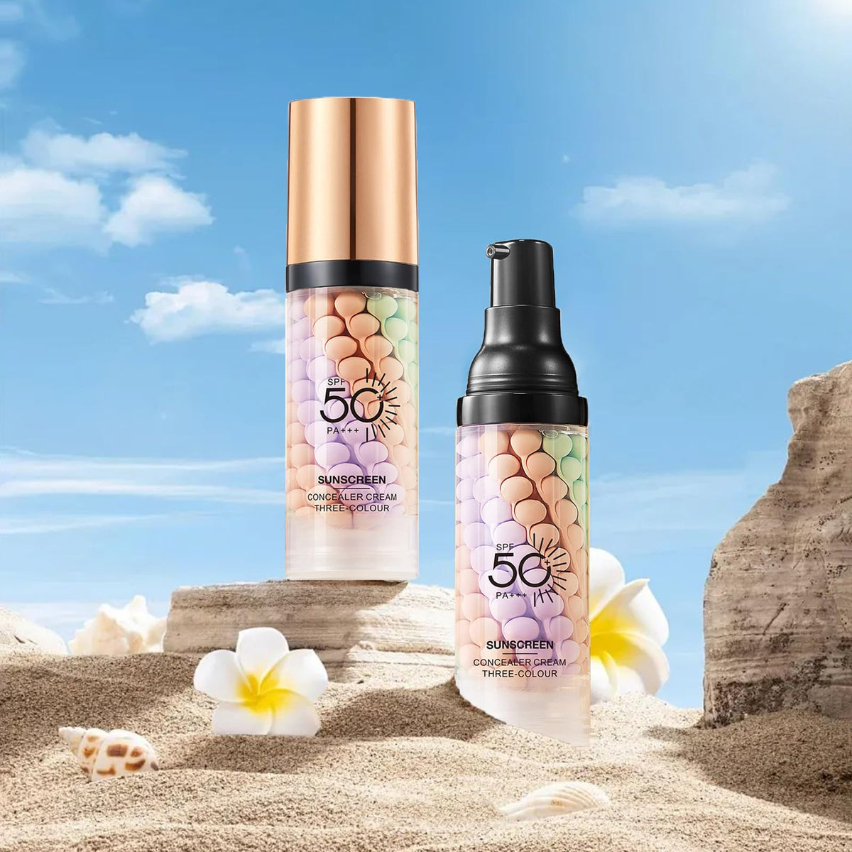 Xiuxixu Face Primer with makeup products