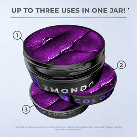 XMONDO Amethyst Depositing Mask 8 Fl Oz size comparison