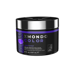 XMONDO Amethyst Depositing Mask front view with vibrant purple packaging