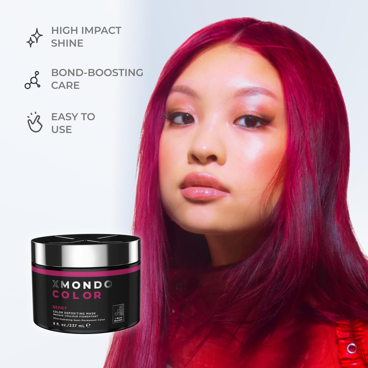 XMONDO Color Berry Depositing Mask in dark sink