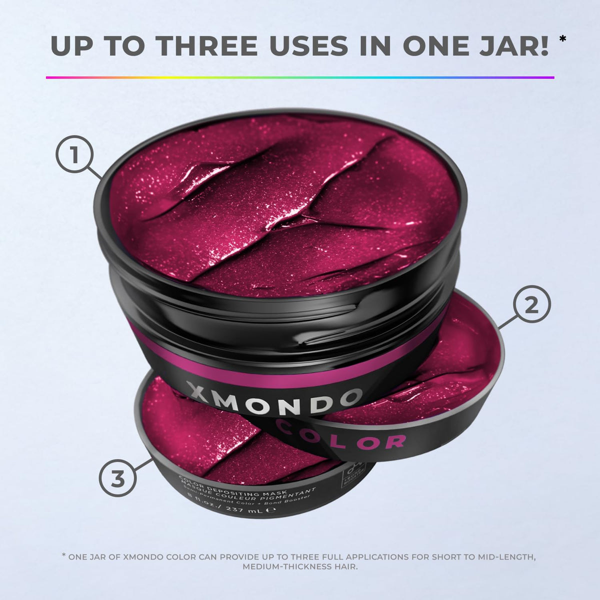 XMONDO Color Berry Depositing Mask packaging details