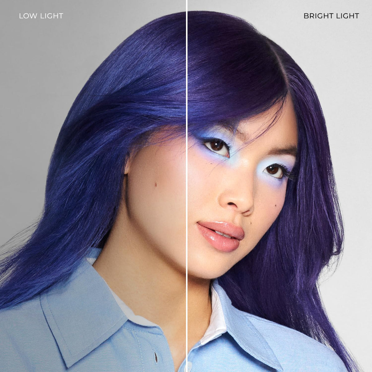XMONDO Color Blue + Purple Shade Shift Mask packaging